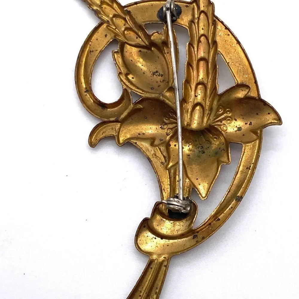 Vintage gold tone